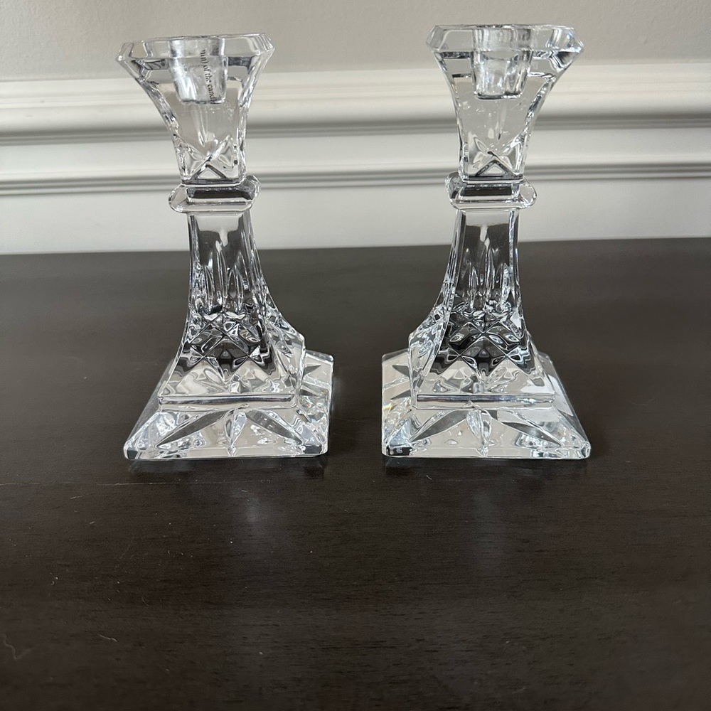 Waterford Crystal Candle Holders